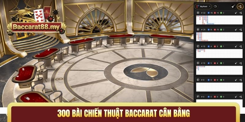 300 bài chiến thuật Baccarat cân bằng