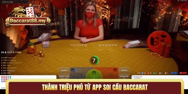 Thành triệu phú từ app soi cầu Baccarat
