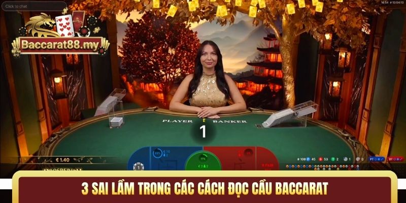 3 sai lầm trong các cách đọc cầu Baccarat