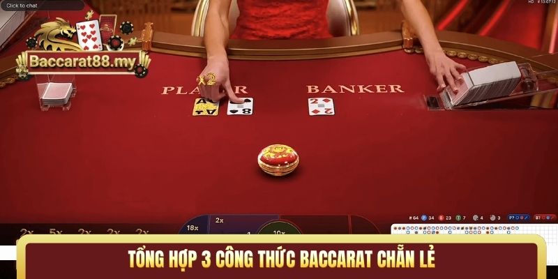 Tổng hợp 3 công thức Baccarat chẵn lẻ