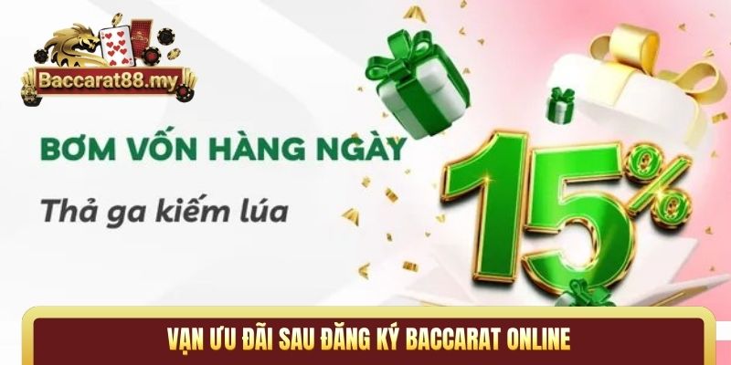 Vạn ưu đãi sau đăng ký Baccarat online