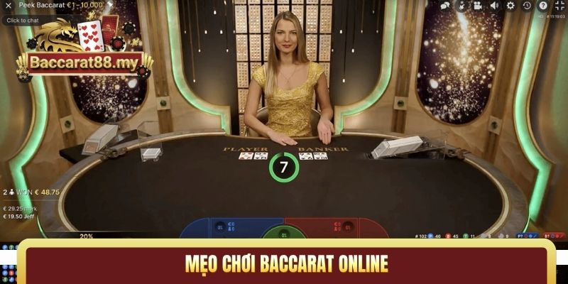 mẹo chơi Baccarat online