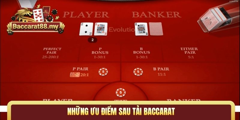 Những ưu điểm sau tải Baccarat